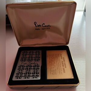 Pierre Cardin Vintage Plastic Playing Cards